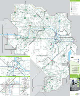 Map of Vienna bus Wienier Linien network